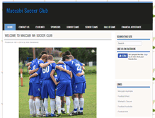 Tablet Screenshot of maccabifcwa.com.au